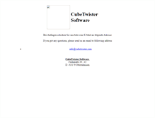 Tablet Screenshot of cubetwister.com